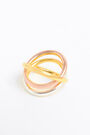 Three-tone hoops ring Three-tone hoops ring