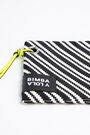 Two-tone rectangular envelope make-up case Two-tone rectangular envelope make-up case