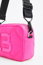 S pink padded nylon bag S pink padded nylon bag
