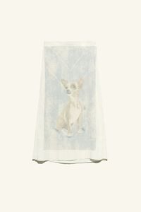 Camel Chihuahua A-line skirt