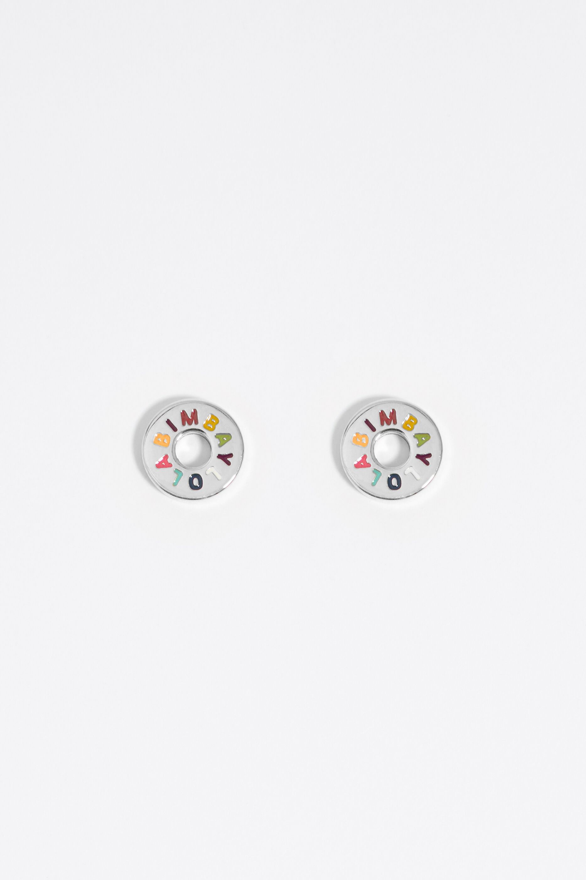 White and 2024 silver earrings