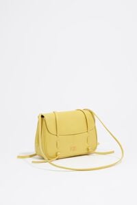 Yellow leather Mini flap bag
