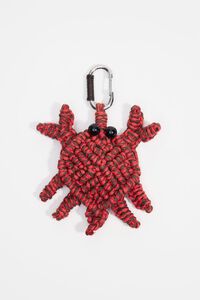 Plaited crab key ring