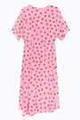 Long pink Logo Dot dress Long pink Logo Dot dress