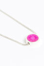 Short neon pink necklace Short neon pink necklace