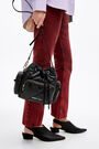 S black leather bucket bag S black leather bucket bag