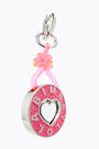Fuchsia heart key ring Fuchsia heart key ring