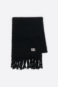 Black lurex scarf