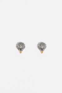 Two-tone eagle earrings