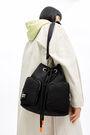 L black nylon bucket bag L black nylon bucket bag
