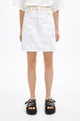 Two-tone denim miniskirt Two-tone denim miniskirt