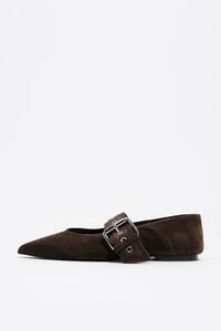 Brown suede ballerina Brown suede ballerina