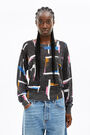 Black Wallpaper lurex jumper Black Wallpaper lurex jumper