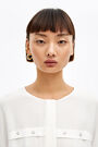 Ivory straight fit blouse Ivory straight fit blouse