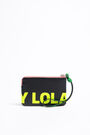 Black leather rectangular coin purse Black leather rectangular coin purse