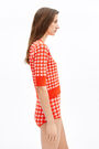 Red gingham jumper Red gingham jumper