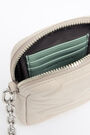 White padded leather phone minibag White padded leather phone minibag