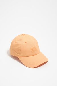 Faded orange cotton cap