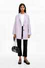 Lilac double-sided tailored coat Lilac double-sided tailored coat
