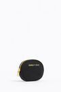 Black nylon oval coin purse Black nylon oval coin purse