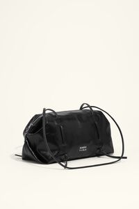 Black leather Lolita bag