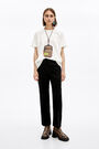 Straight black corduroy trousers Straight black corduroy trousers