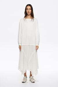 Ivory asymmetric 2 in 1 dress Ivory asymmetric 2 in 1 dress