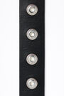 Black leather stud belt Black leather stud belt