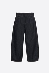 BARREL- Indigo denim 5-pocket trousers