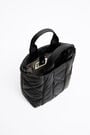 M black padded nylon shopper bag M black padded nylon shopper bag