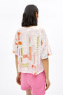 White Cities devoré t-shirt White Cities devoré t-shirt