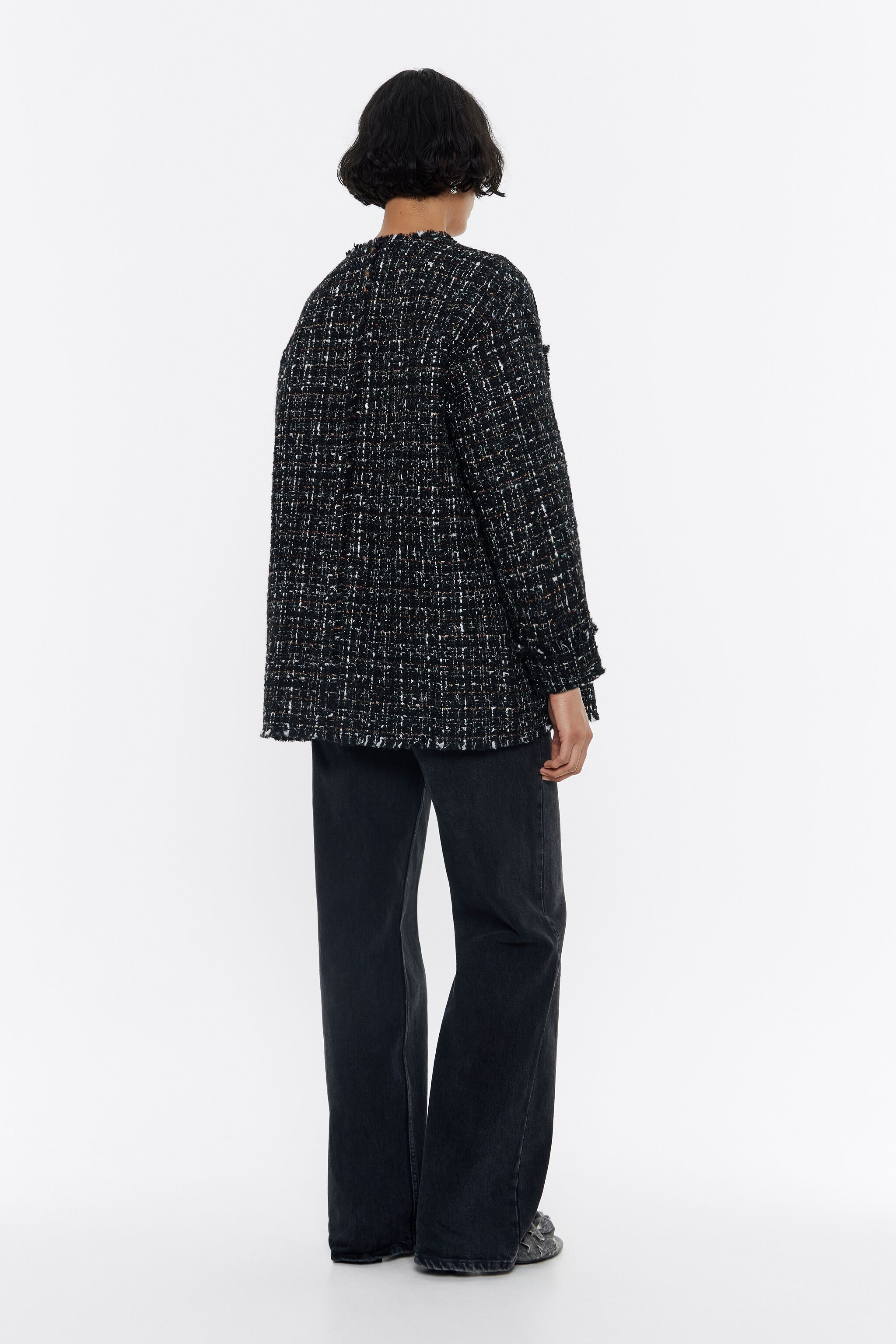 Frayed hotsell tweed jacket