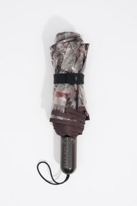 Smoky black checked umbrella