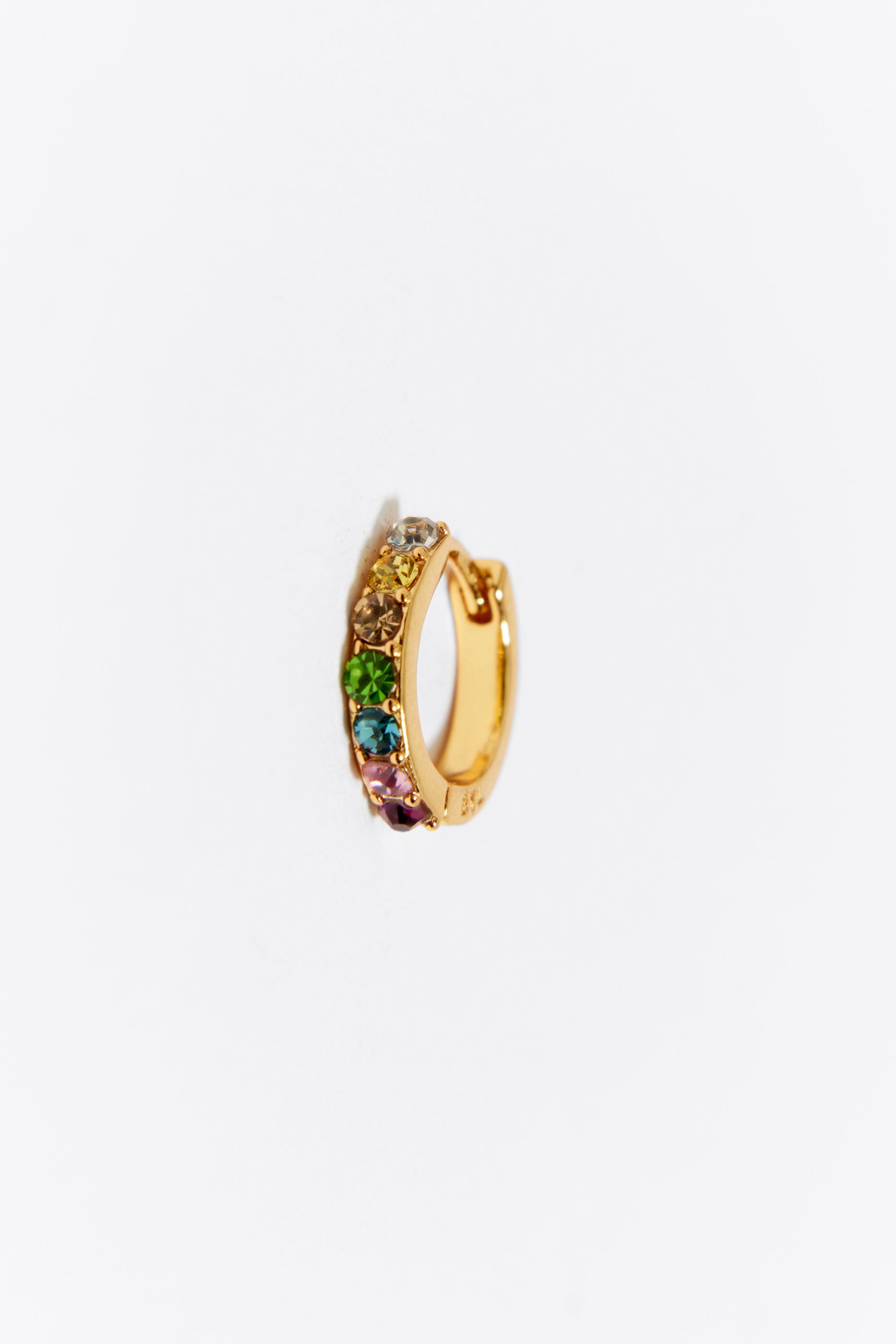 Gold mini hoop on sale earrings