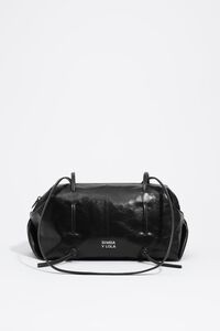 Black leather Lolita bag