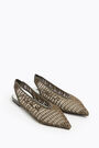 Khaki plaited ballerina Khaki plaited ballerina