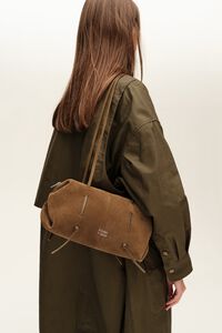 Olive suede Lolita bag