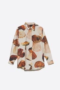 Off-white straight-cut Funghi shirt