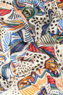 Ivory birds shawl Ivory birds shawl