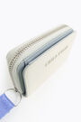 White leather flap purse White leather flap purse