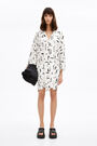 Paper-Lines print shirt dress Paper-Lines print shirt dress