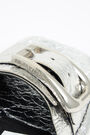 Flat silver sandal Flat silver sandal