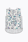 Moonlight-Flowers fluid blouse Moonlight-Flowers fluid blouse