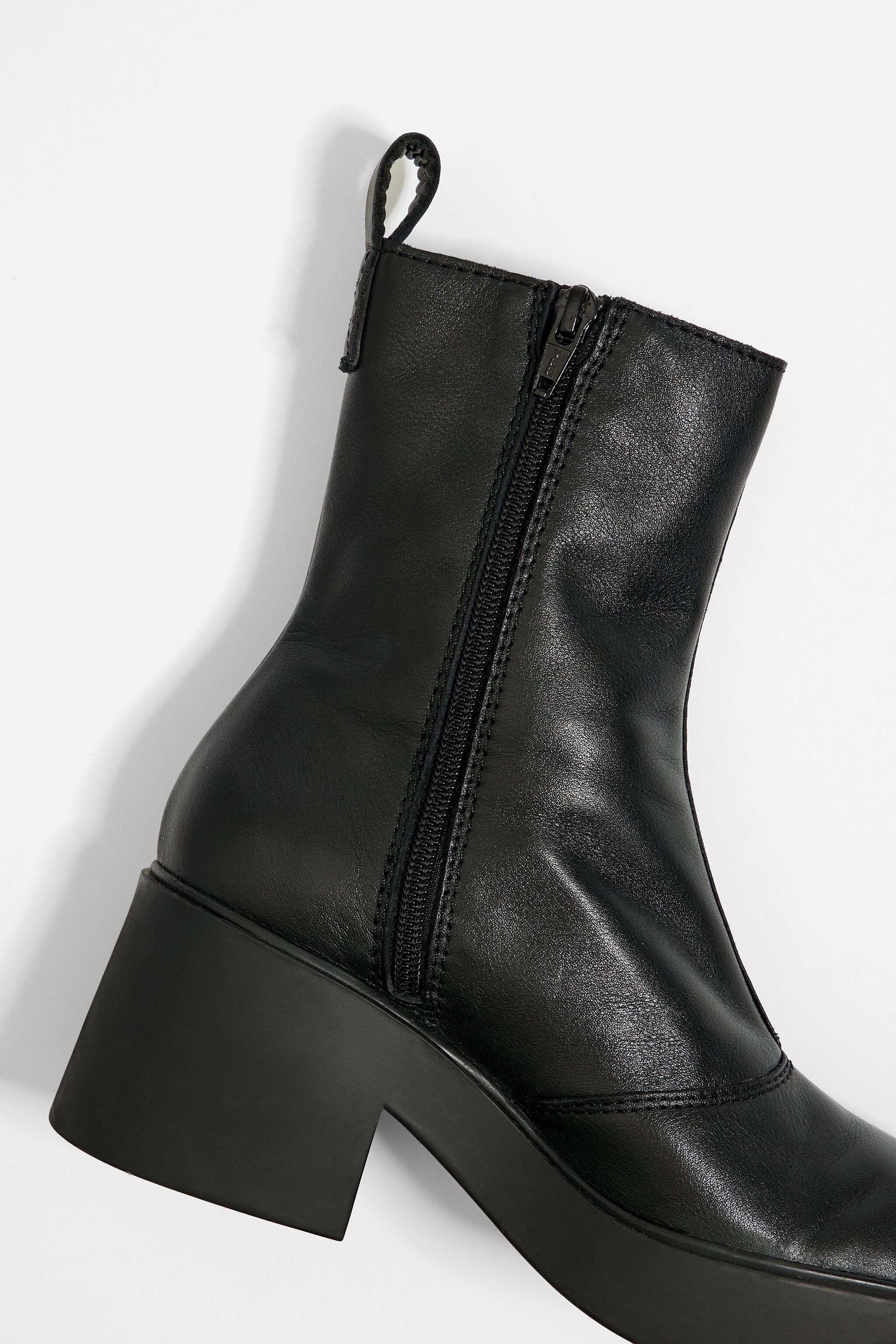 Cute black hotsell leather booties