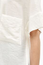 White A-line shirt White A-line shirt