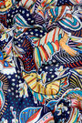 Navy blue birds shawl Navy blue birds shawl