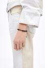 Black logo cord bracelet Black logo cord bracelet