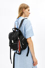 M black nylon backpack M black nylon backpack