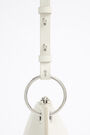 M white leather trapezium crossbody bag M white leather trapezium crossbody bag