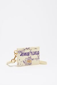 Yellow and purple Bimba logo card holder
